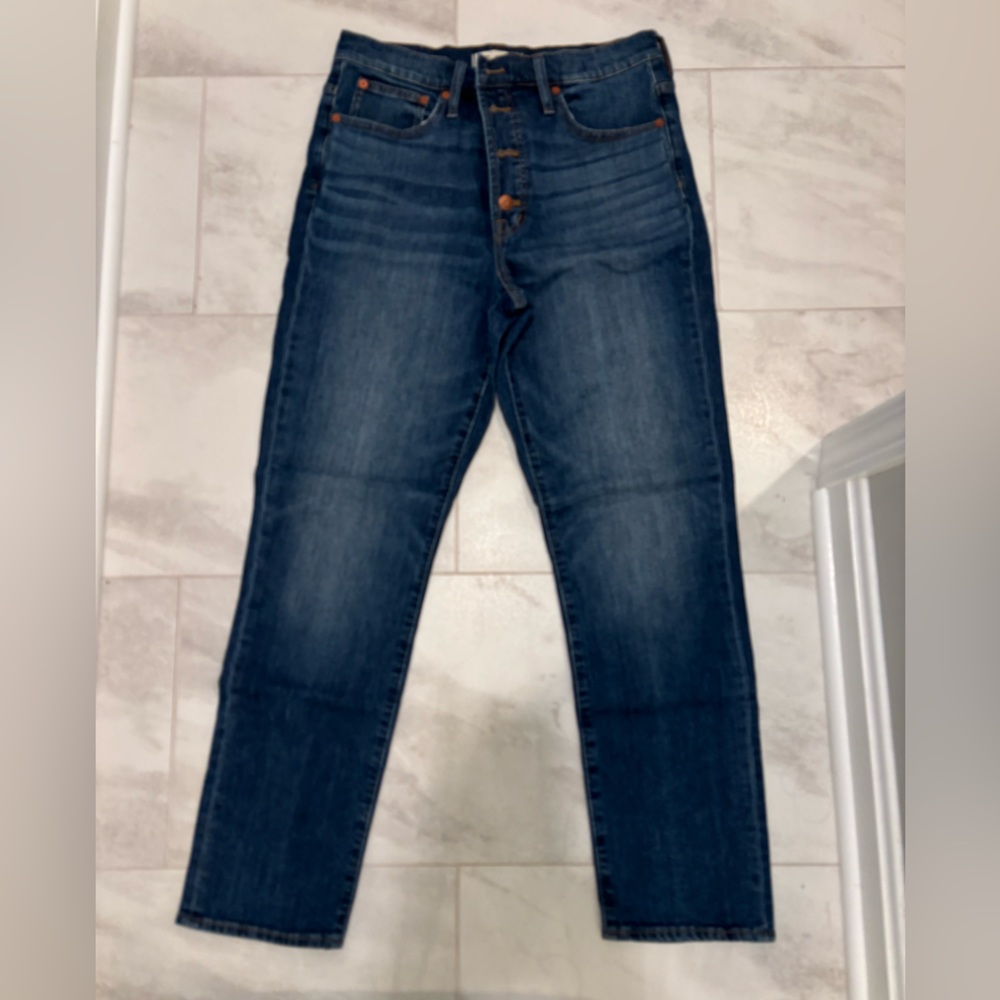 Madewell Women's Ankle & Cropped Jeans - Dark Blue